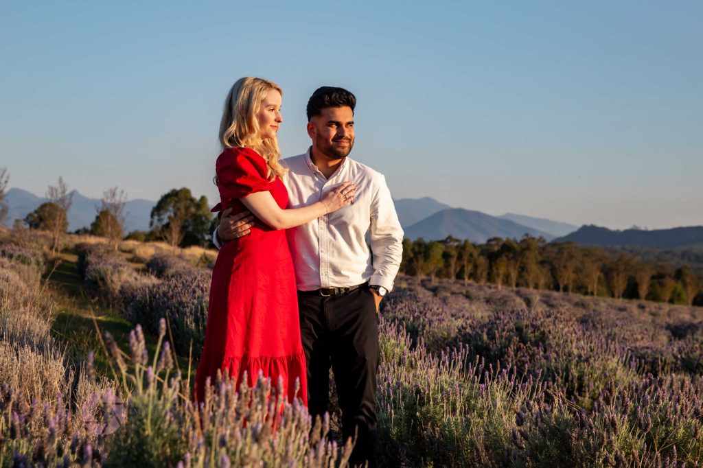 kooroomba lavender fields proposal photos